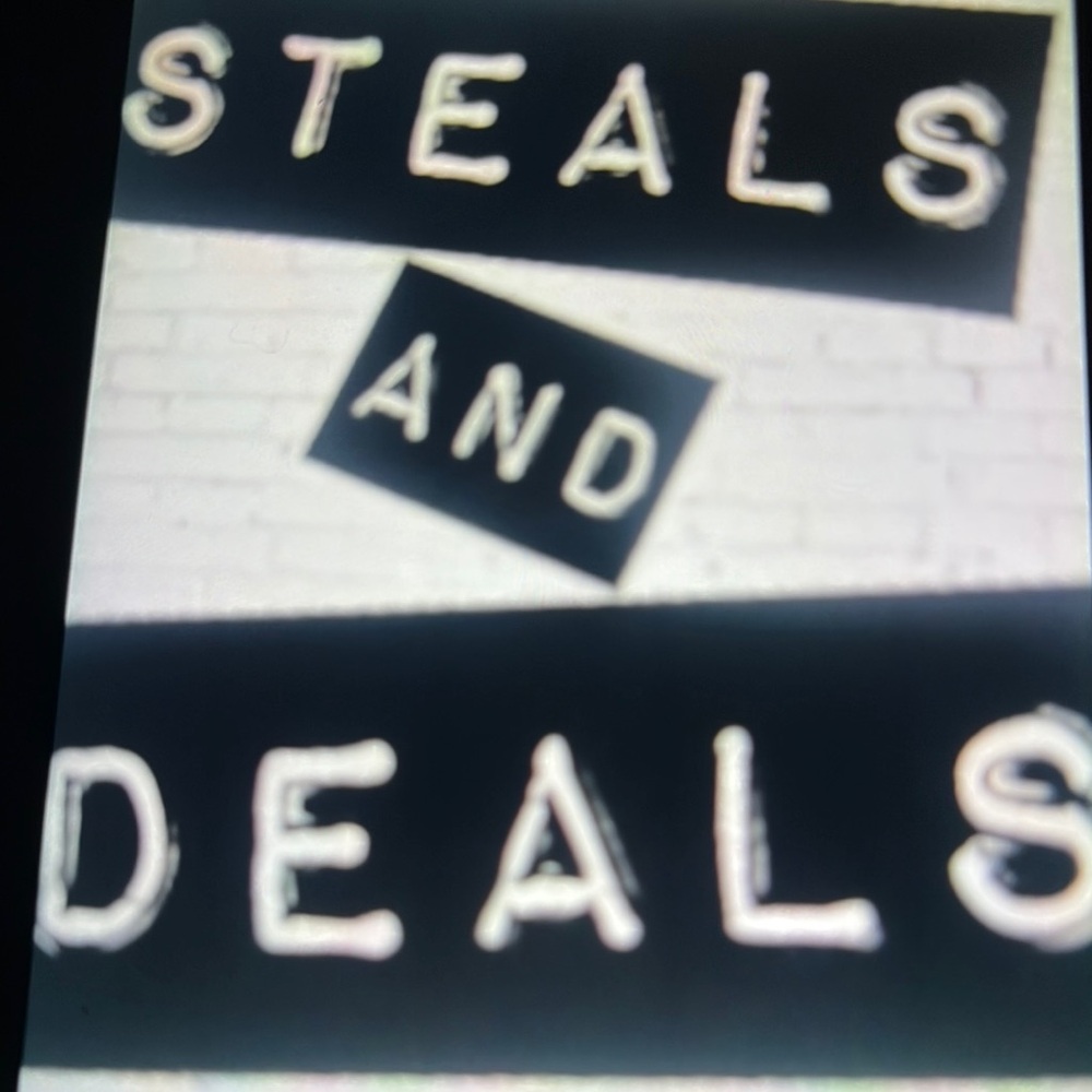 Steals And Deals Sign